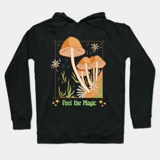 Feel The Magic - Cottagecore Mushrooms Hoodie